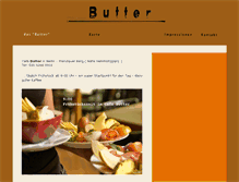 Tablet Screenshot of cafe-butter.de